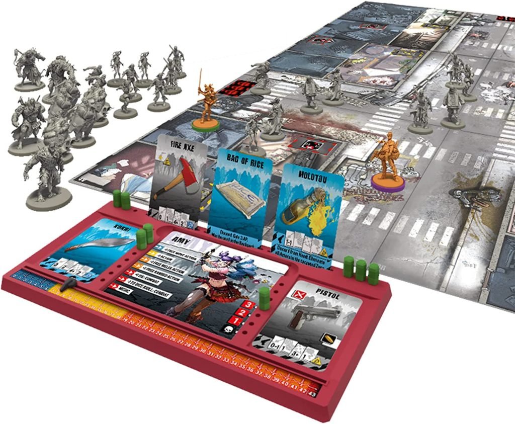 Player board of Zombicide board game.